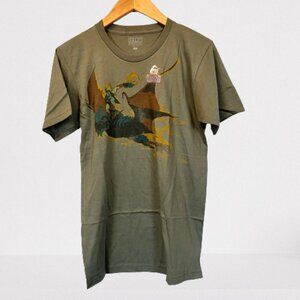 DotA2 Bat Rider Olive Green T-Shirt w/ Digital Dreaded Forgewing Item Unlock NEW